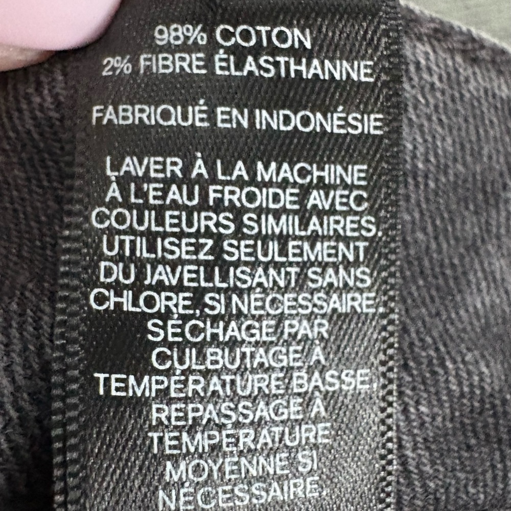 Express Black-Wash Distressed Jean Shorts - Picture 3 of 3